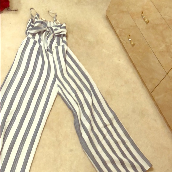 Pants - ☀️ 🏖 Romper striped blue and white